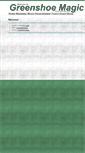 Mobile Screenshot of greenshoe-magic.net